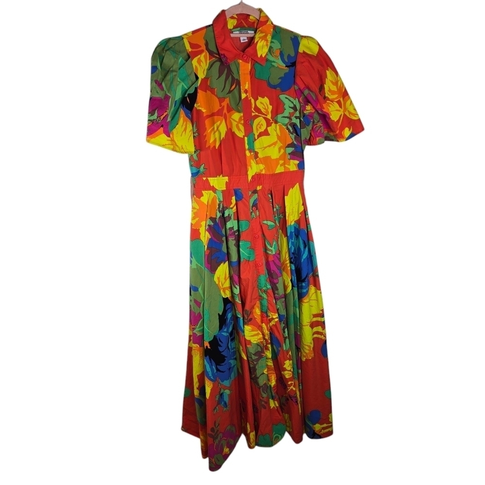 Christopher John Rogers x Target bright floral long maxi dress - Picture 9 of 13